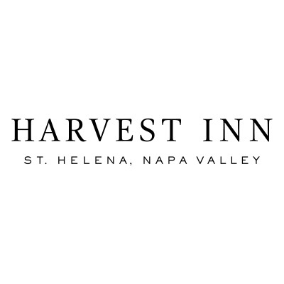 Elegant logo of Harvest Inn, St. Helena, Napa Valley, representing a luxurious wine country accommodation.